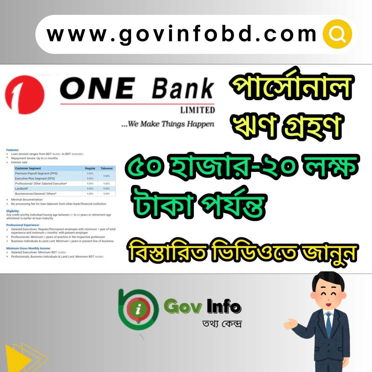 One Bank Personal loan