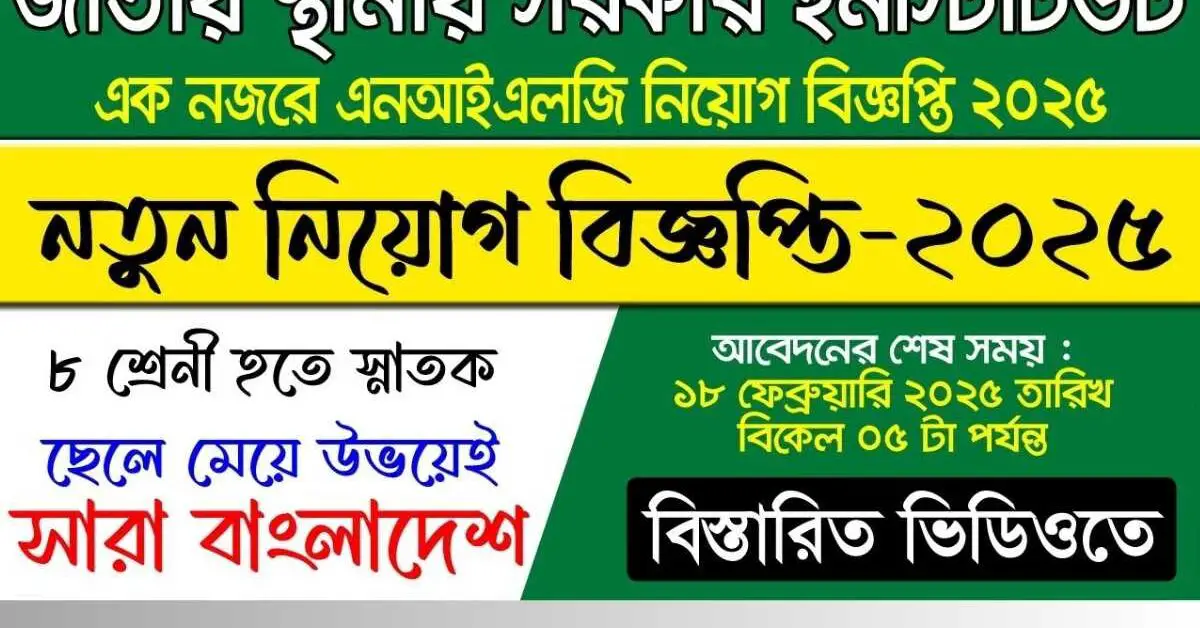 NILG Job Circular