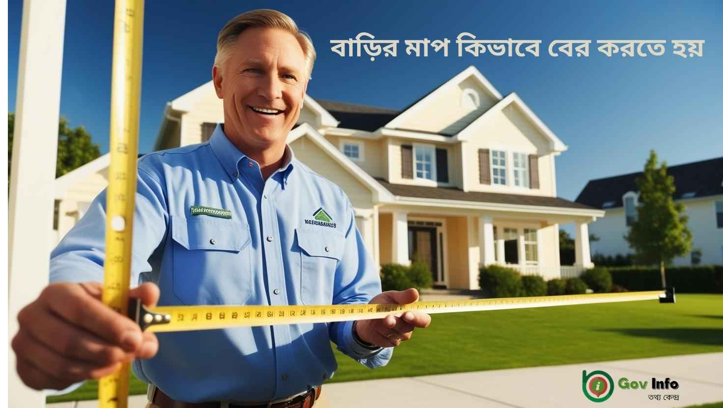 বাড়ির মাপ কিভাবে বের করতে হয়