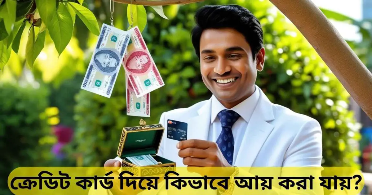 ক্রেডিট কার্ড দিয়ে কিভাবে আয় করা যায়?