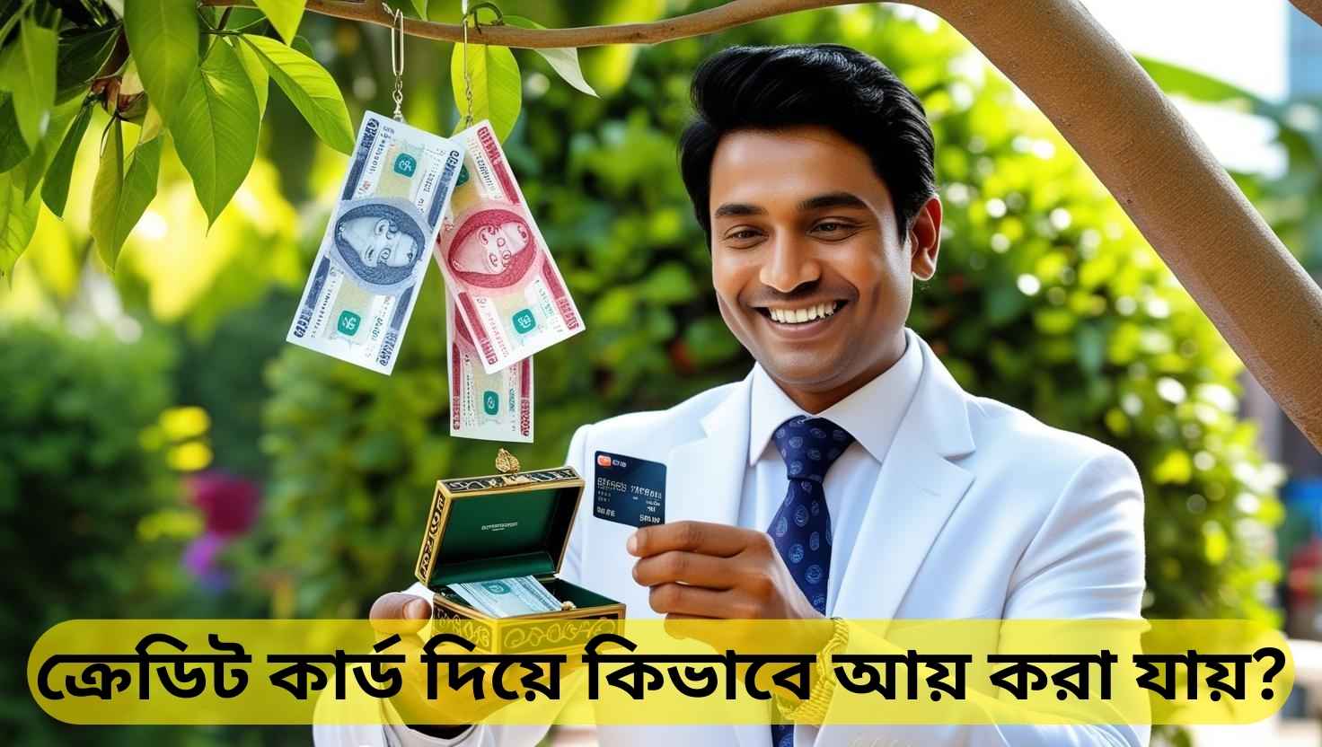 ক্রেডিট কার্ড দিয়ে কিভাবে আয় করা যায়?