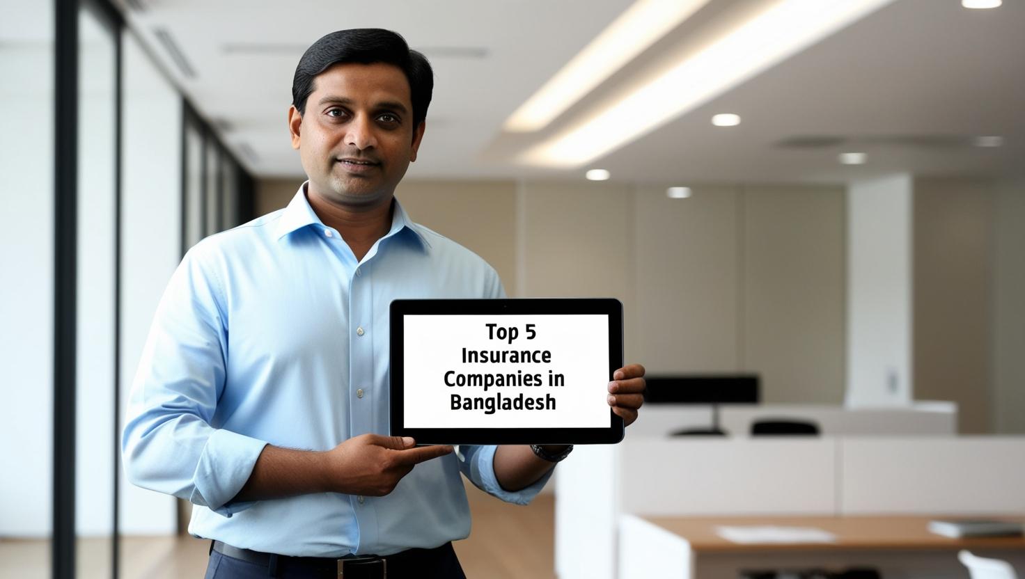A ordinary Job holder man ask that _Top 5 insurance company in bangladesh_