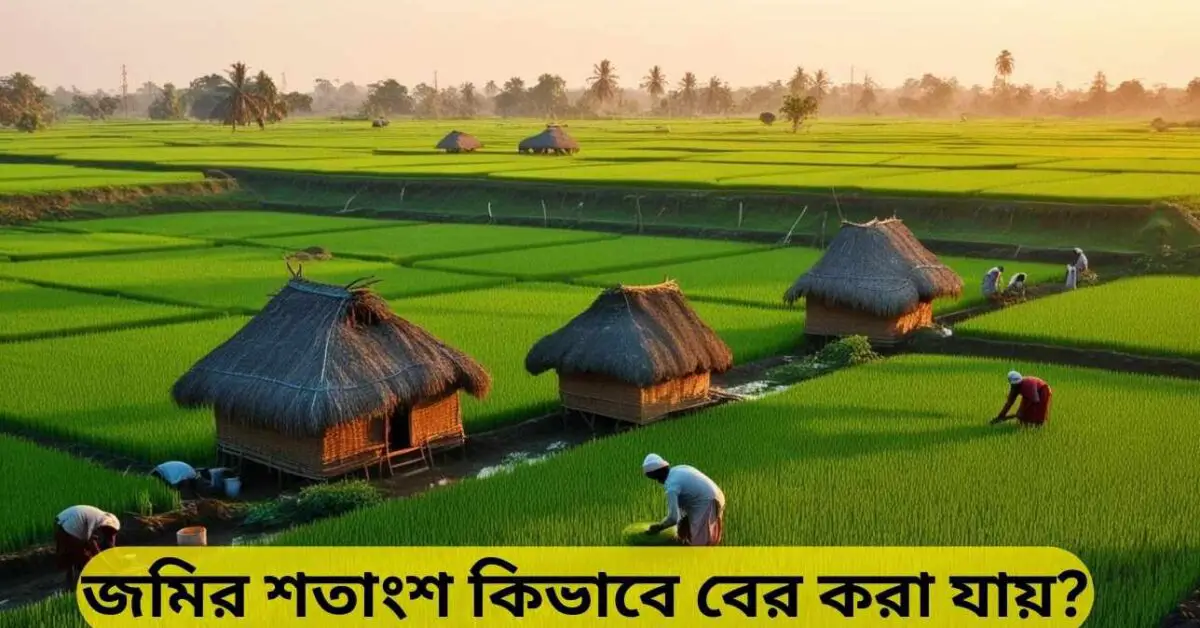 জমির শতাংশ কিভাবে বের করা যায়?