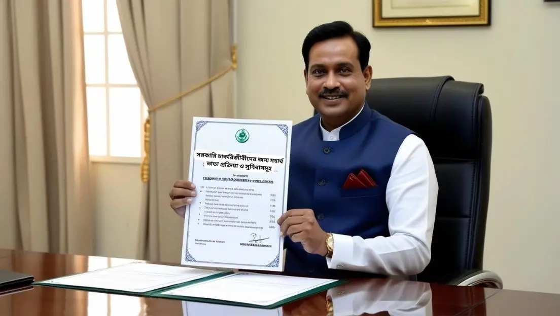 সরকারি চাকরিজীবীদের জন্য মহার্ঘ ভাতা প্রক্রিয়া ও সুবিধাসমূহ